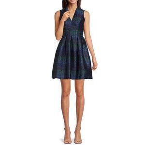 VINCE CAMUTO Jacquard Fit and Flare Mini Dress Size 8